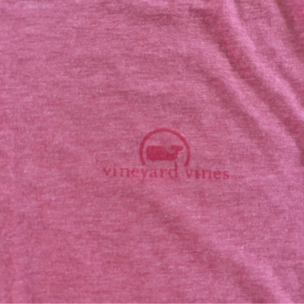Vineyard Vines Heathered Pink Short Sleeve Tee - Picture 5 of 6